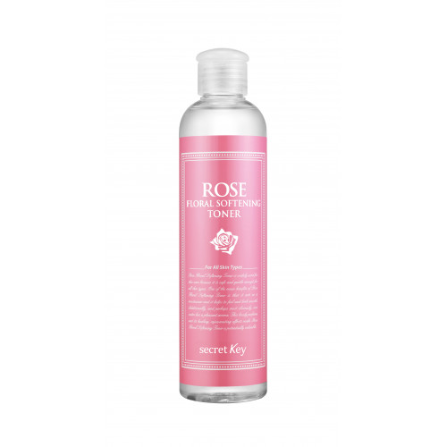 Смягчающий тонер для лица с розовой водой   Rose Floral Softening Toner   248ml Secret Key